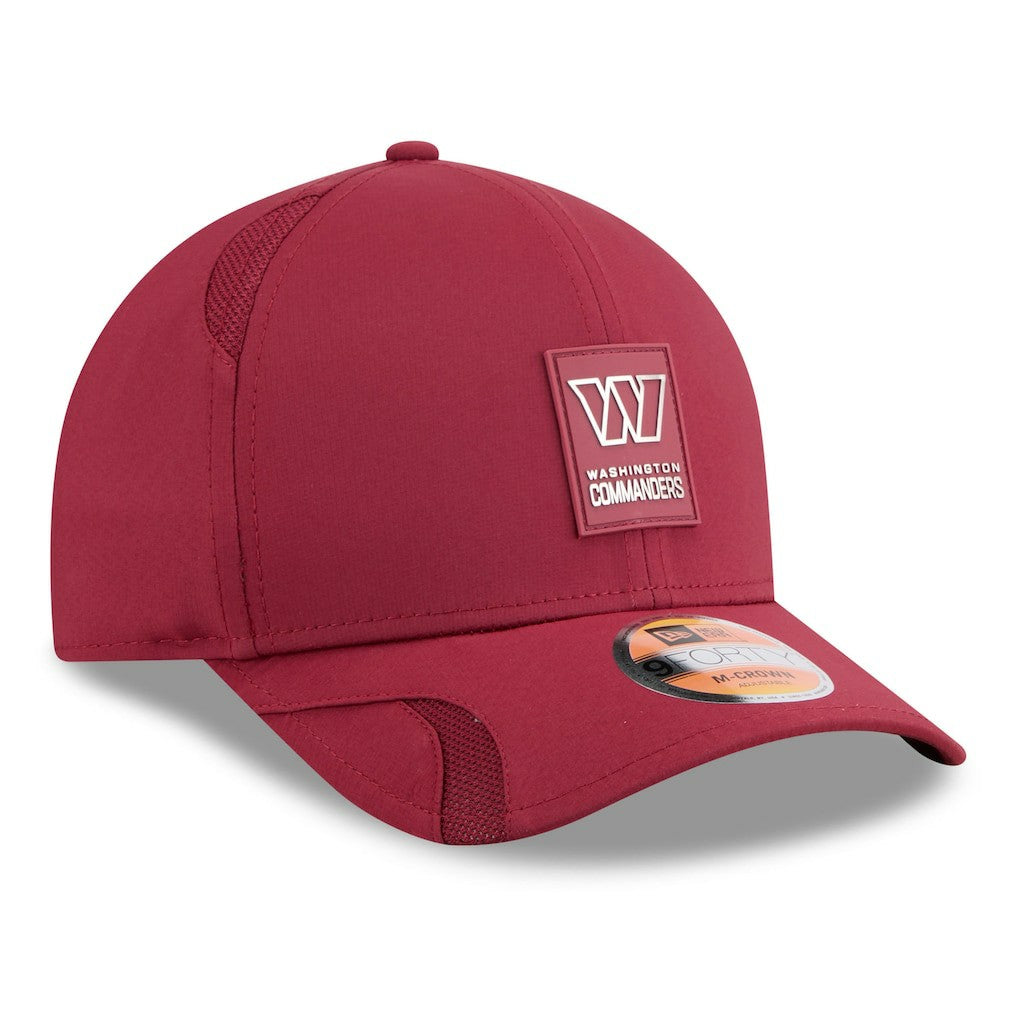 Washington Commanders New Era 2025 Sideline M-Crown 9FORTY Adjustable Hat - Burgundy - NFL