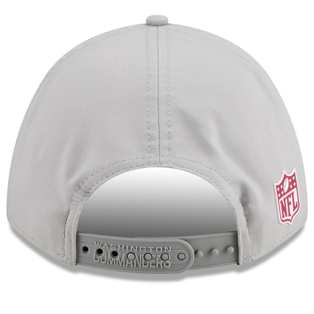 Washington Commanders New Era 2025 Sideline M-Crown 9FORTY Adjustable Hat - Gray - NFL