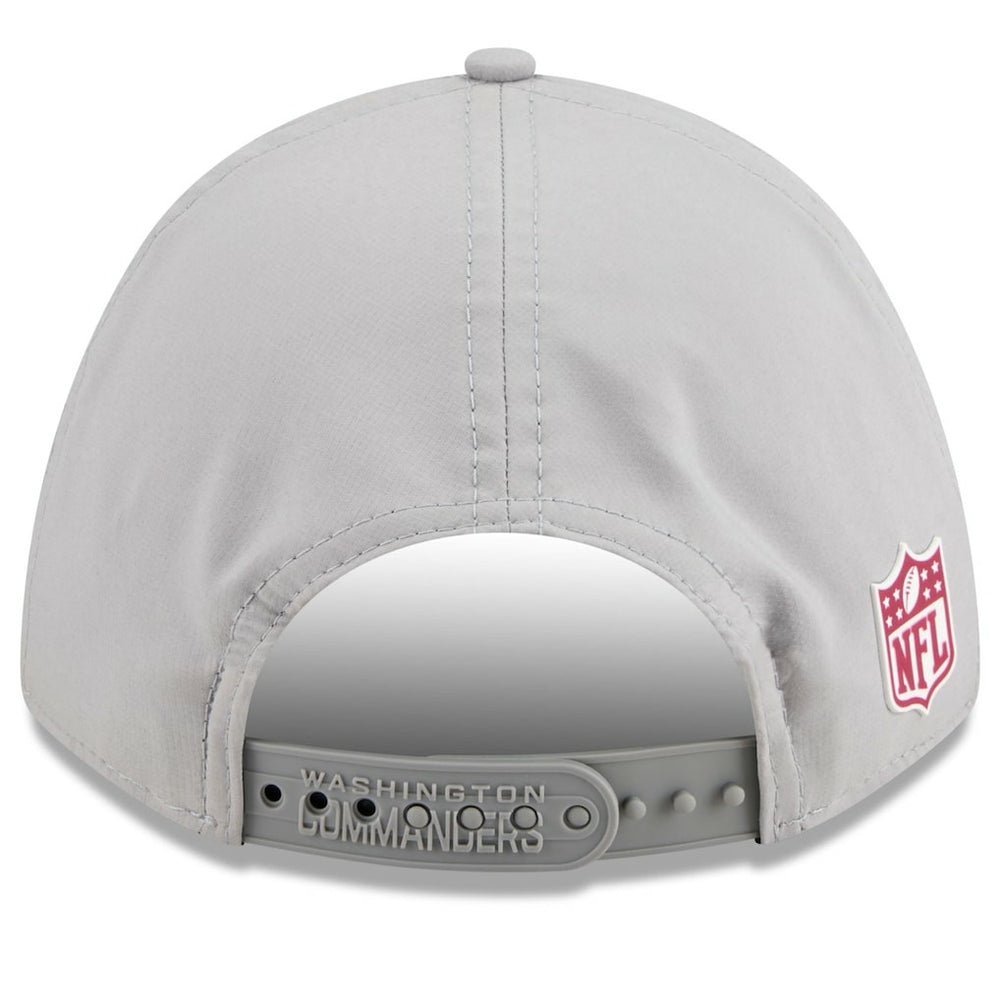 Washington Commanders New Era 2025 Sideline M-Crown 9FORTY Adjustable Hat - Gray - NFL