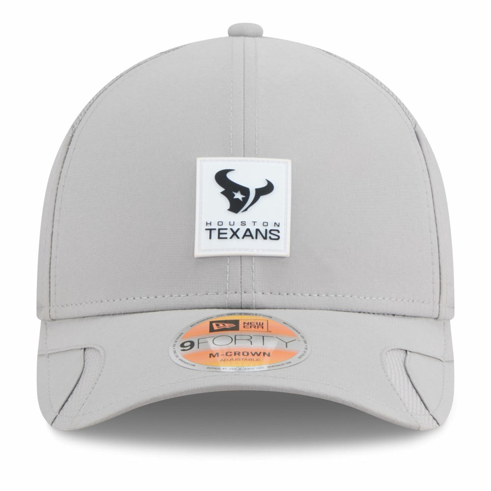 Houston Texans New Era 2025 Sideline M-Crown 9FORTY Adjustable Hat - Gray - NFL