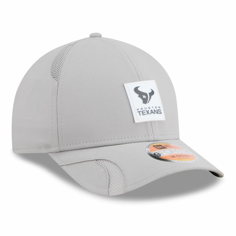Houston Texans New Era 2025 Sideline M-Crown 9FORTY Adjustable Hat - Gray - NFL