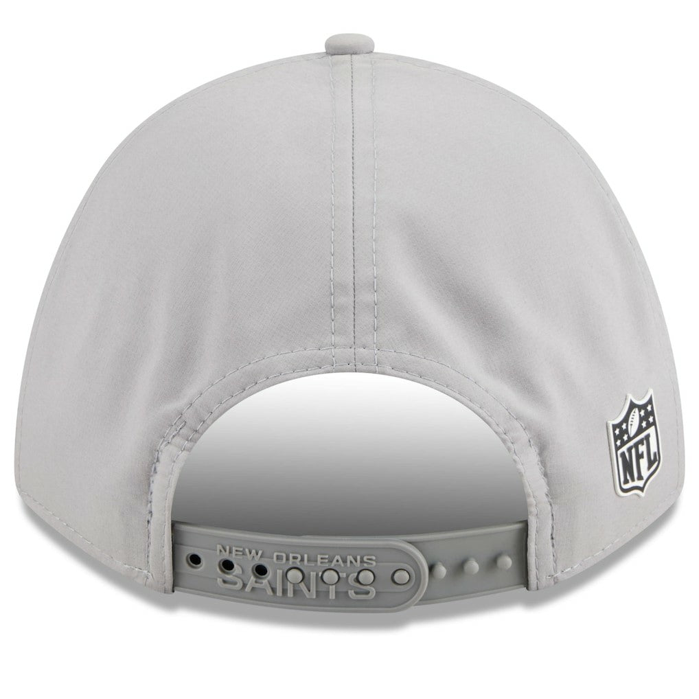 New Orleans Saints New Era 2025 Sideline M-Crown 9FORTY Adjustable Hat - Gray - NFL