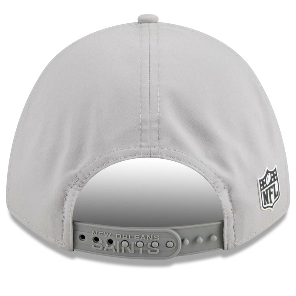New Orleans Saints New Era 2025 Sideline M-Crown 9FORTY Adjustable Hat - Gray - NFL