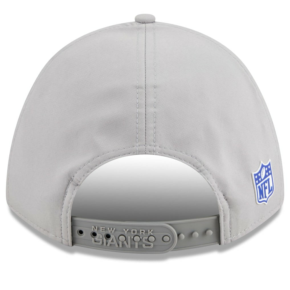 New York Giants New Era 2025 Sideline M-Crown 9FORTY Adjustable Hat - Gray - NFL