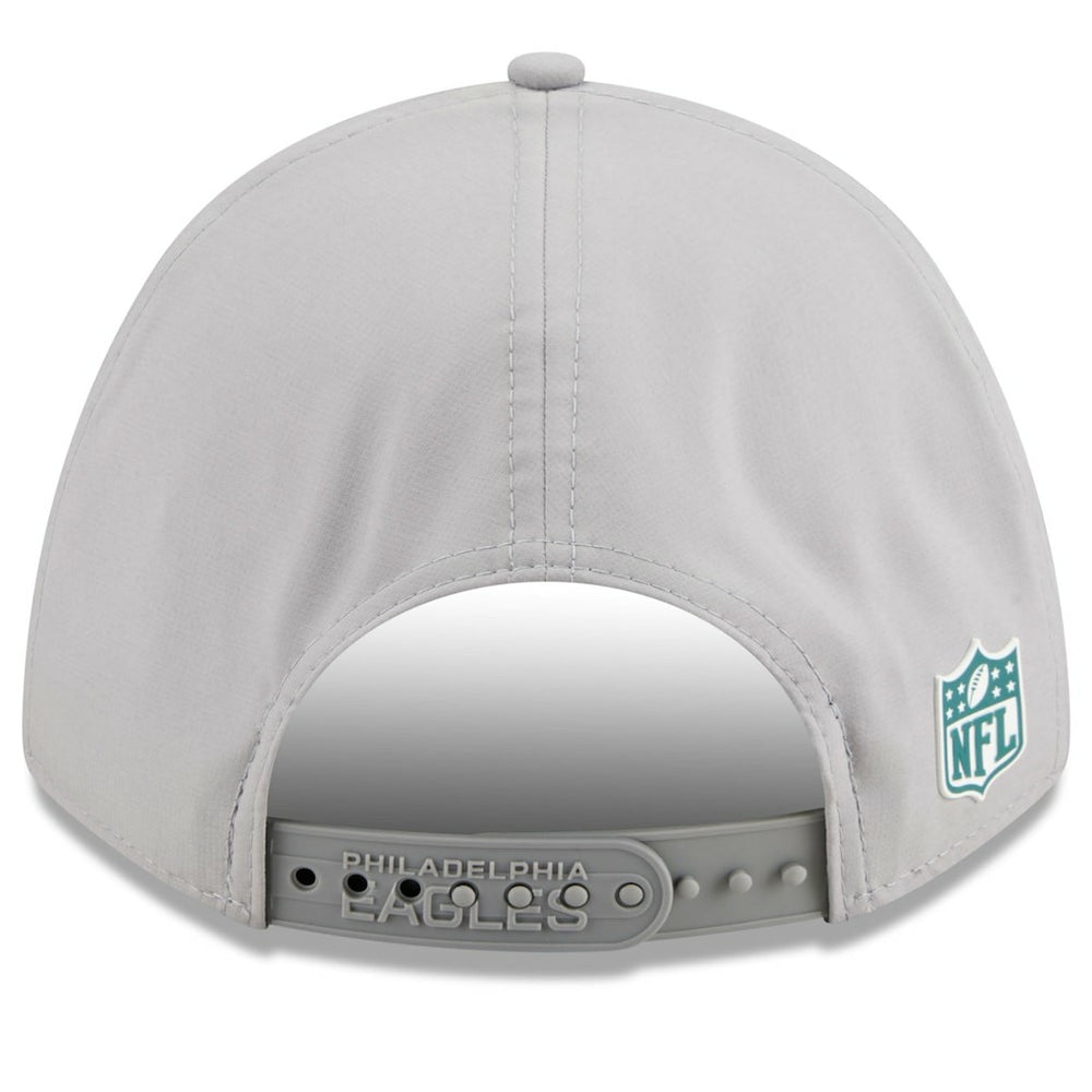Philadelphia Eagles New Era 2025 Sideline M-Crown 9FORTY Adjustable Hat - Gray - NFL