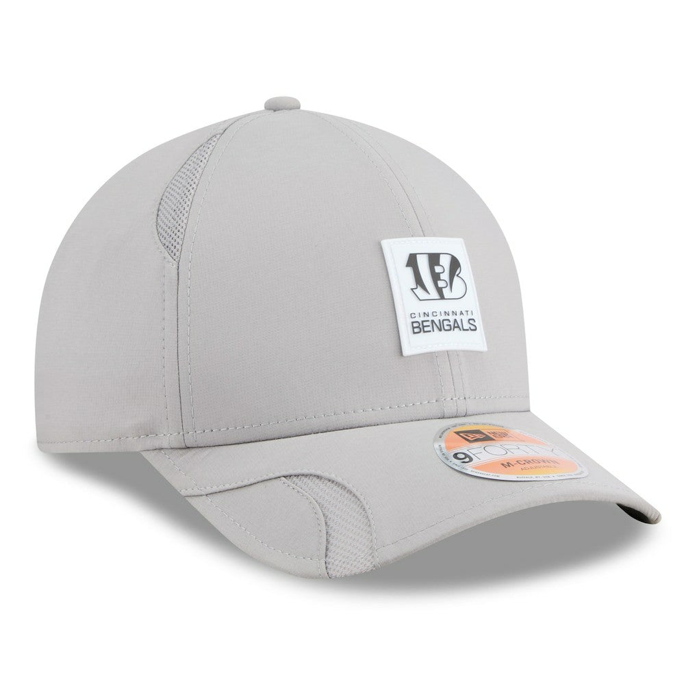 Cincinnati Bengals New Era 2025 Sideline M-Crown 9FORTY Adjustable Hat - Gray - NFL