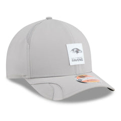 Baltimore Ravens New Era 2025 Sideline M-Crown 9FORTY Adjustable Hat - Gray - NFL