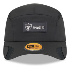 Las Vegas Raiders New Era 2025 Sideline Runner Adjustable Hat - Black - NFL
