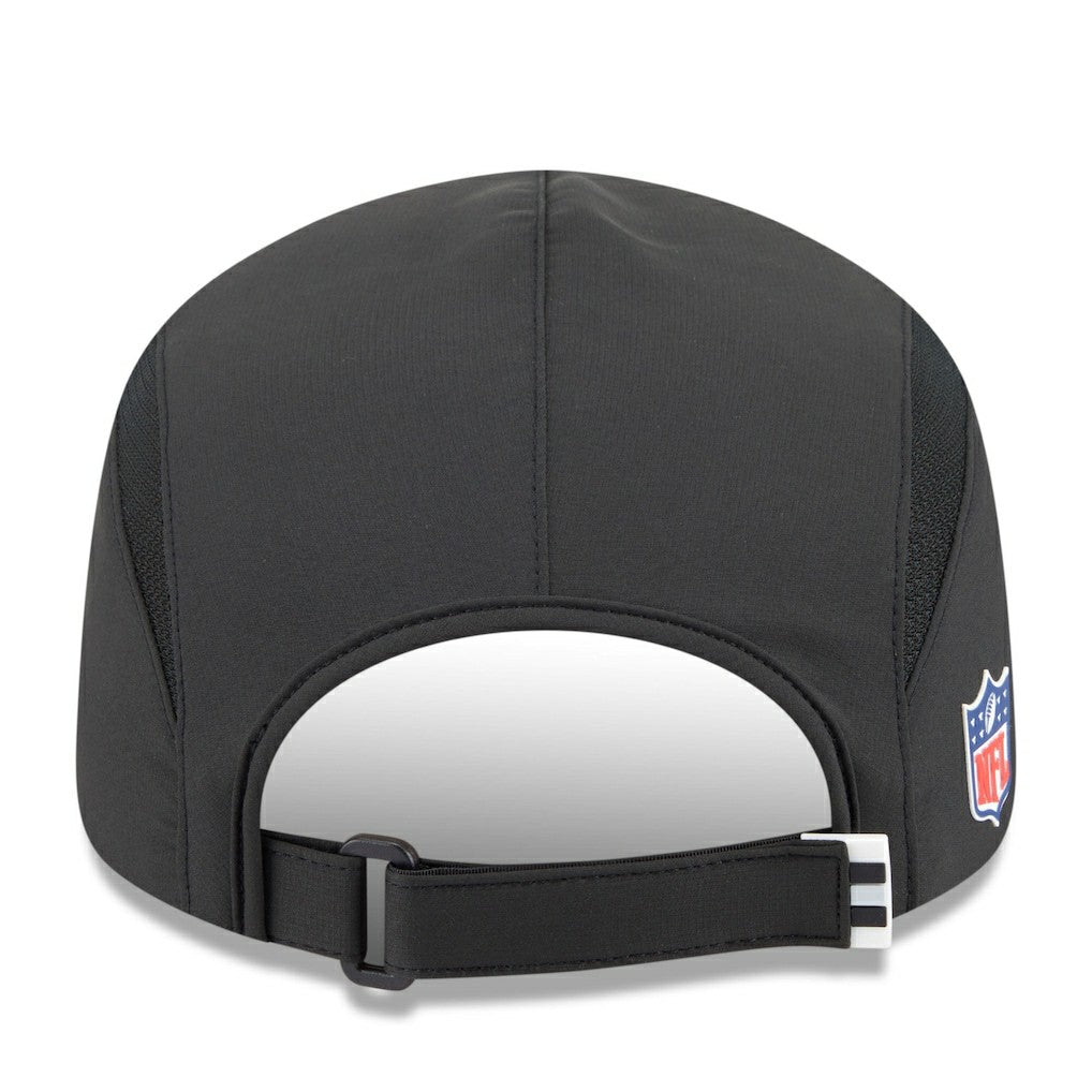Las Vegas Raiders New Era 2025 Sideline Runner Adjustable Hat - Black - NFL