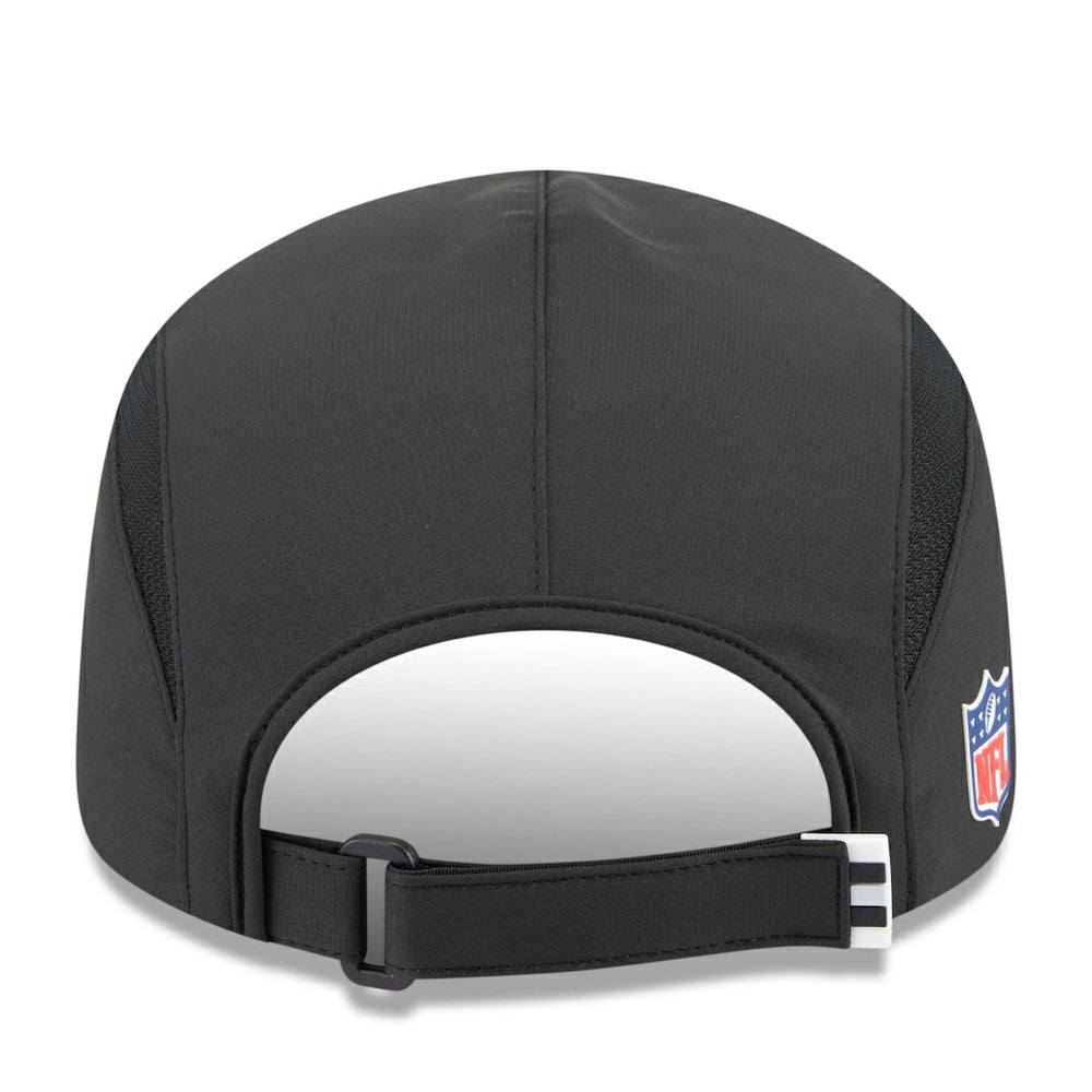 Las Vegas Raiders New Era 2025 Sideline Runner Adjustable Hat - Black - NFL
