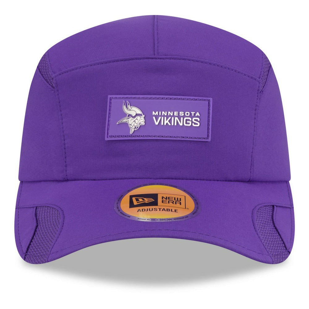Minnesota Vikings New Era 2025 Sideline Runner Adjustable Hat - Purple - NFL
