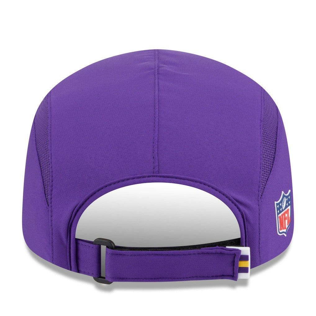 Minnesota Vikings New Era 2025 Sideline Runner Adjustable Hat - Purple - NFL