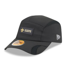 New Orleans Saints New Era 2025 Sideline Runner Adjustable Hat - Black - NFL
