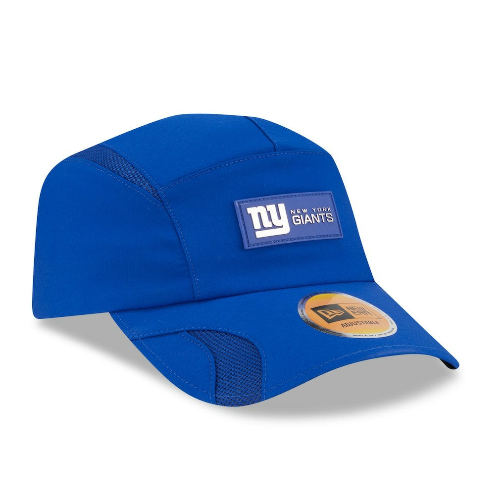 New York Giants New Era 2025 Sideline Runner Adjustable Hat - Royal - NFL