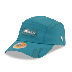 Philadelphia Eagles New Era 2025 Sideline Runner Adjustable Hat - Midnight Green - NFL
