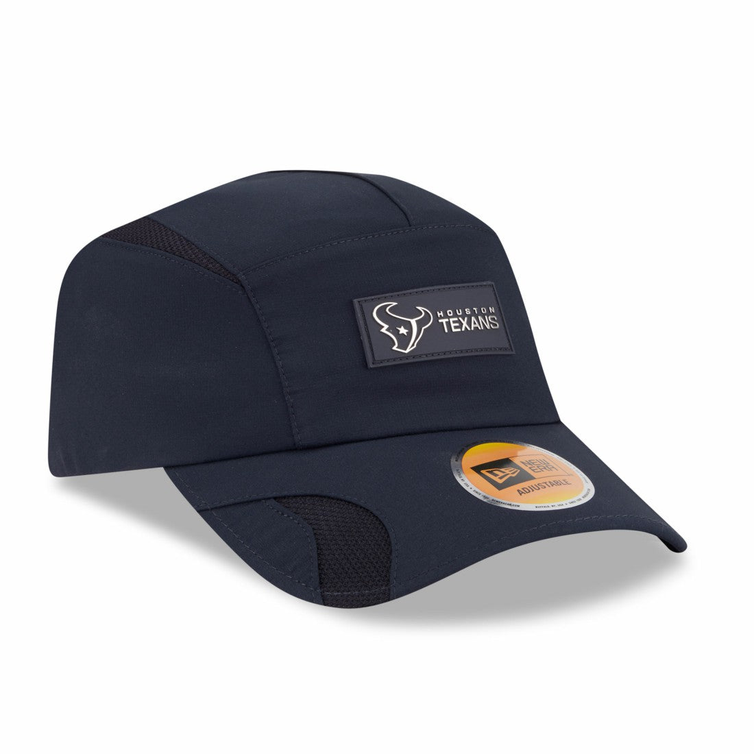 Houston Texans New Era 2025 Sideline Runner Adjustable Hat - Navy - NFL