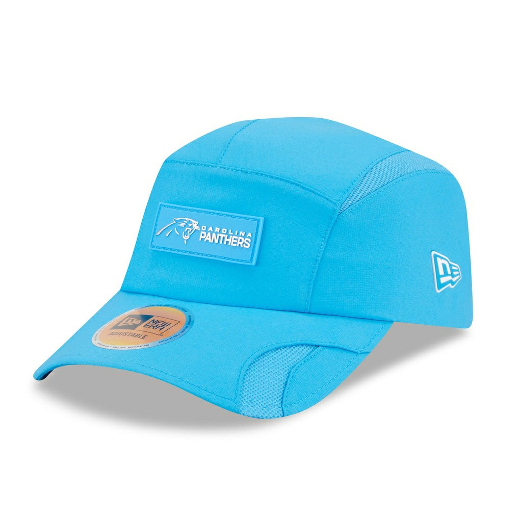 Carolina Panthers New Era 2025 Sideline Runner Adjustable Hat - Blue - NFL