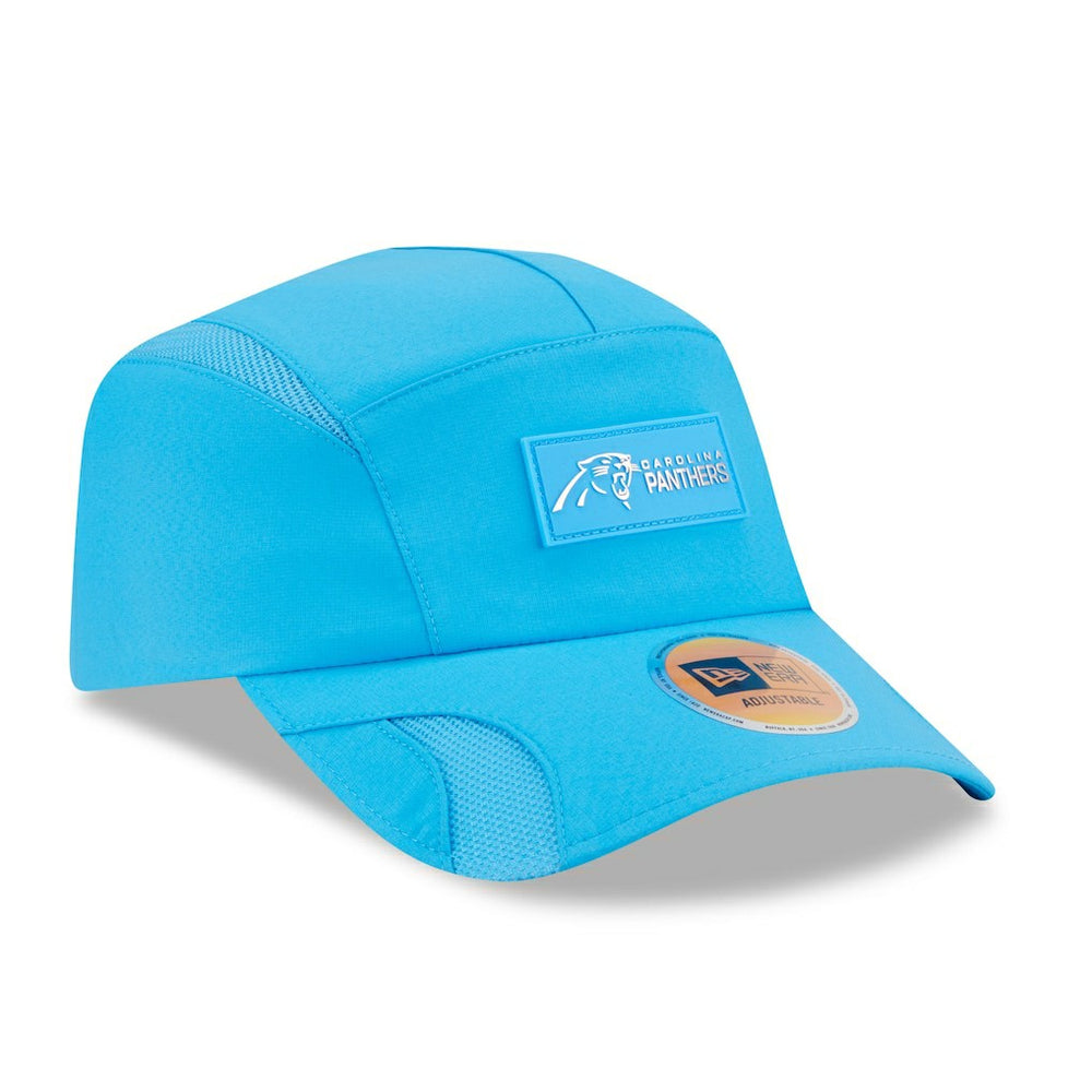 Carolina Panthers New Era 2025 Sideline Runner Adjustable Hat - Blue - NFL