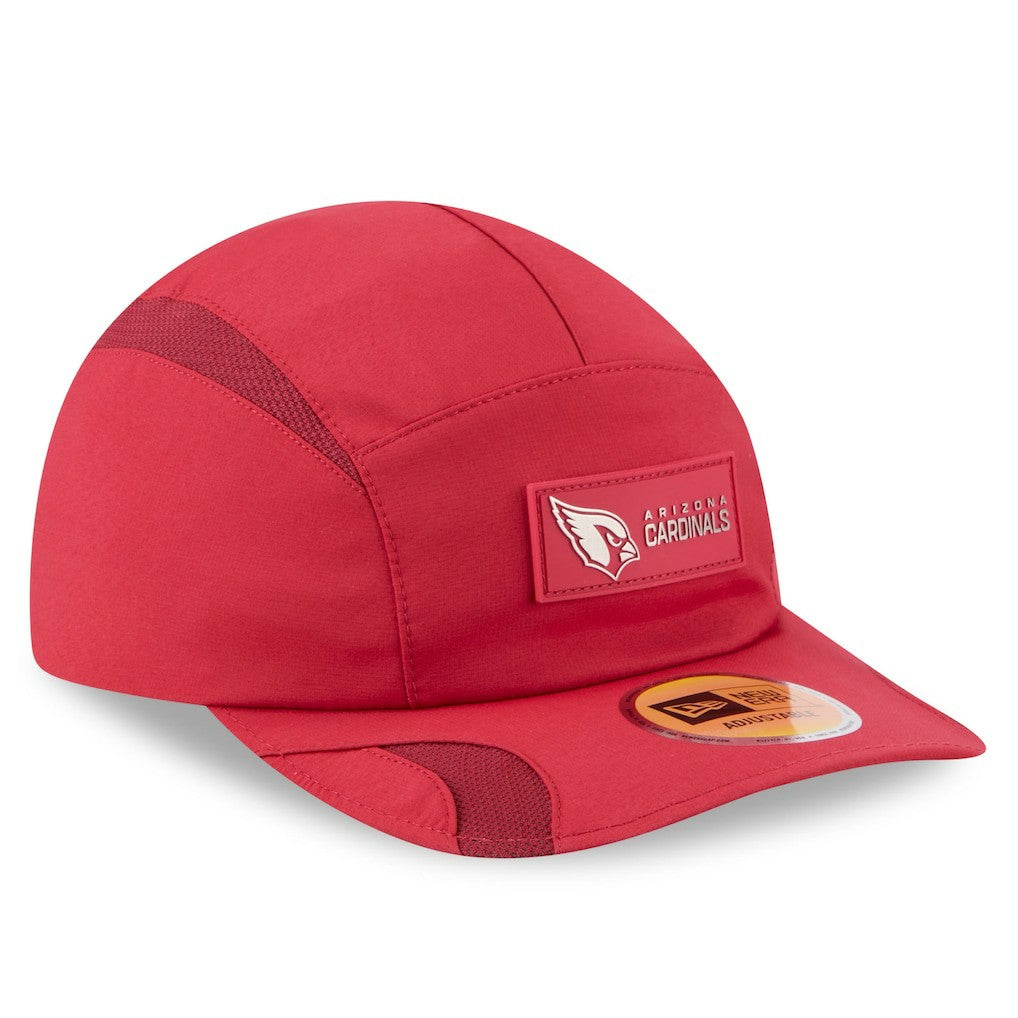 Arizona Cardinals New Era 2025 Sideline Runner Adjustable Hat - Cardinal - NFL