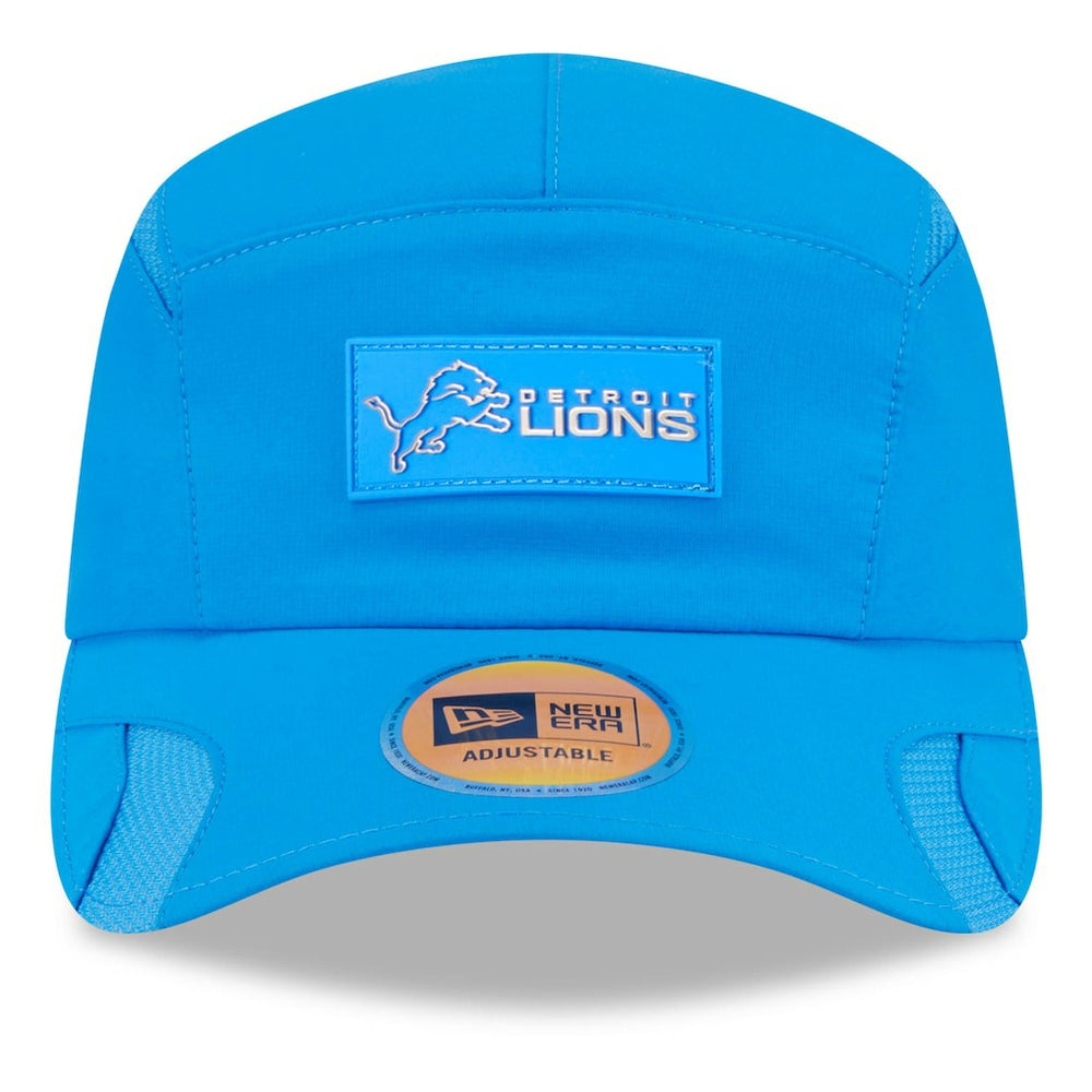 Detroit Lions New Era 2025 Sideline Runner Adjustable Hat - Blue - NFL
