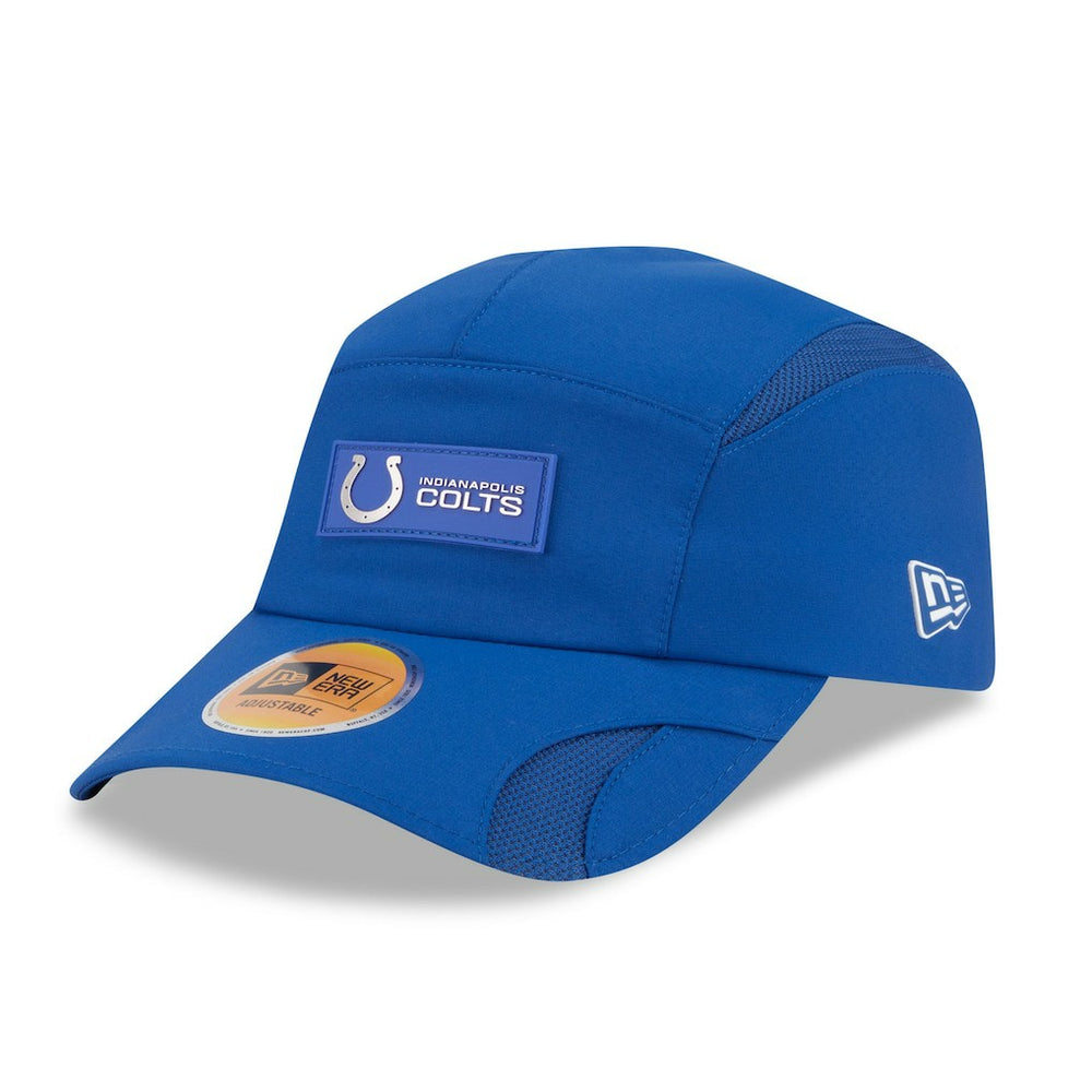 Indianapolis Colts New Era 2025 Sideline Runner Adjustable Hat - Royal - NFL