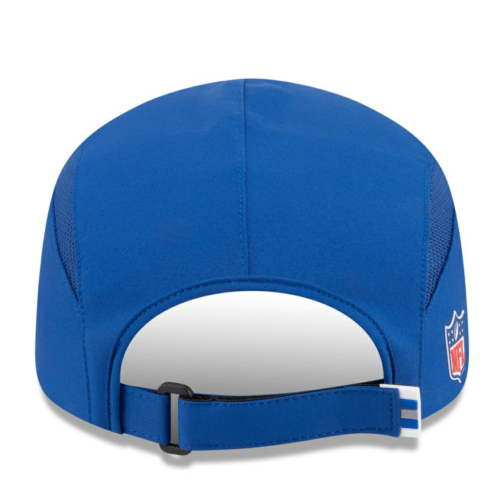 Indianapolis Colts New Era 2025 Sideline Runner Adjustable Hat - Royal - NFL