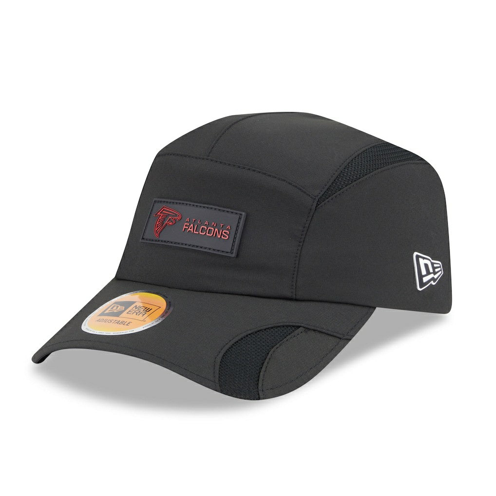 Atlanta Falcons New Era 2025 Sideline Runner Adjustable Hat - Black - NFL