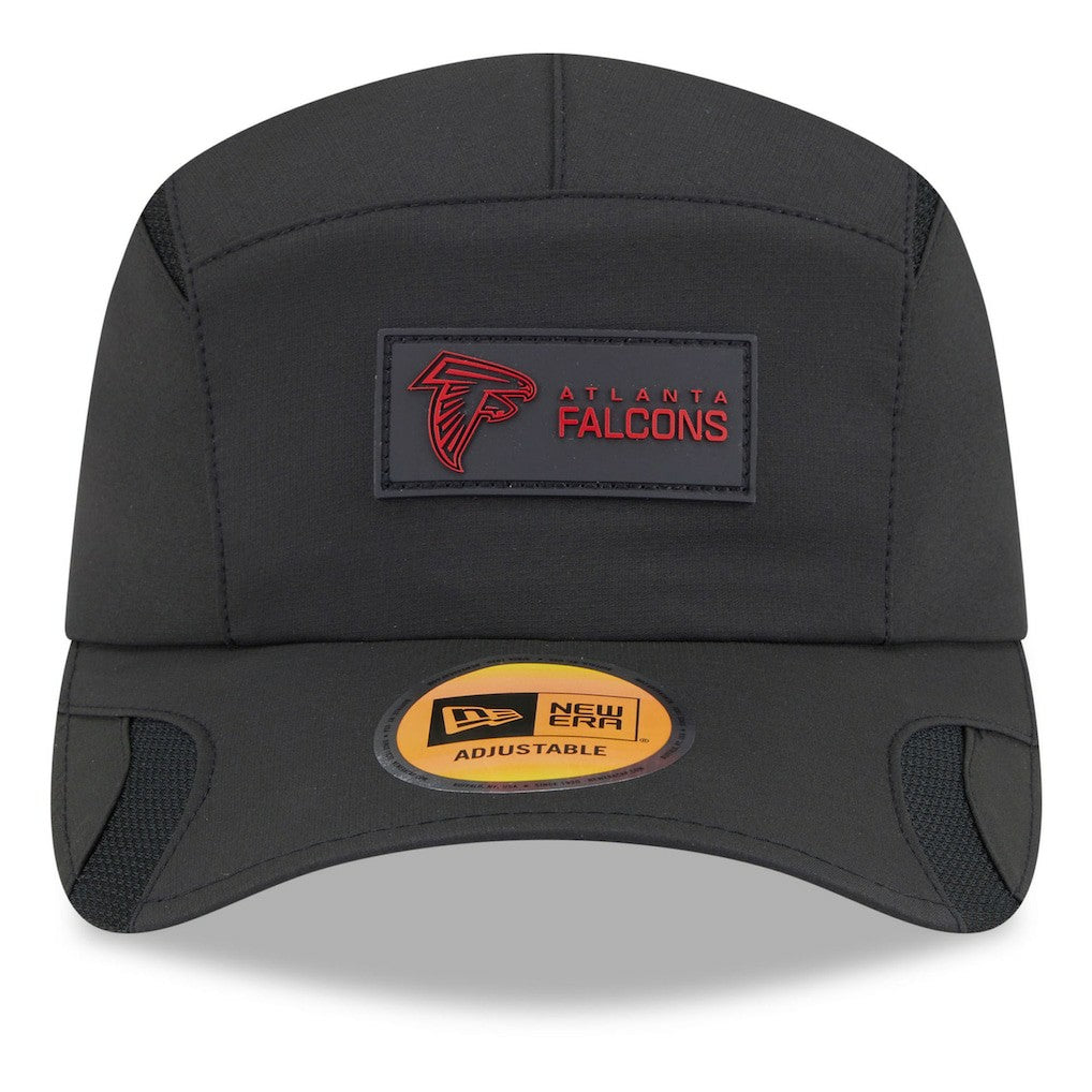 Atlanta Falcons New Era 2025 Sideline Runner Adjustable Hat - Black - NFL