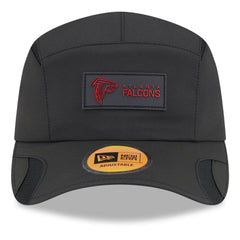 Atlanta Falcons New Era 2025 Sideline Runner Adjustable Hat - Black - NFL