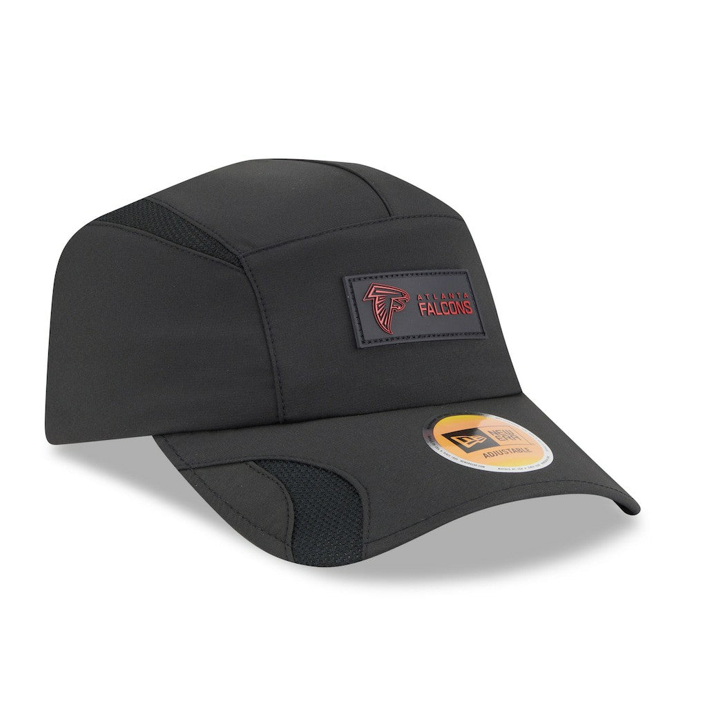 Atlanta Falcons New Era 2025 Sideline Runner Adjustable Hat - Black - NFL