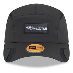Baltimore Ravens New Era 2025 Sideline Runner Adjustable Hat - Black - NFL