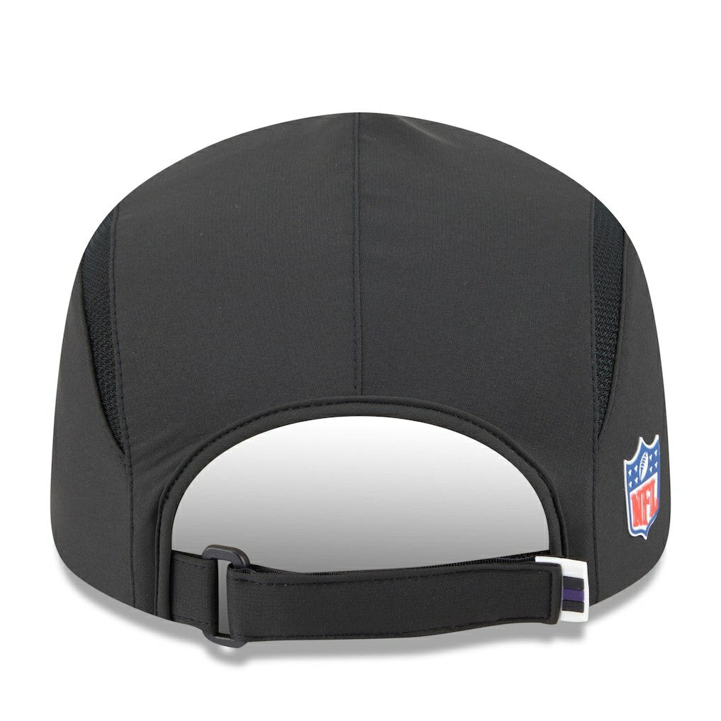 Baltimore Ravens New Era 2025 Sideline Runner Adjustable Hat - Black - NFL