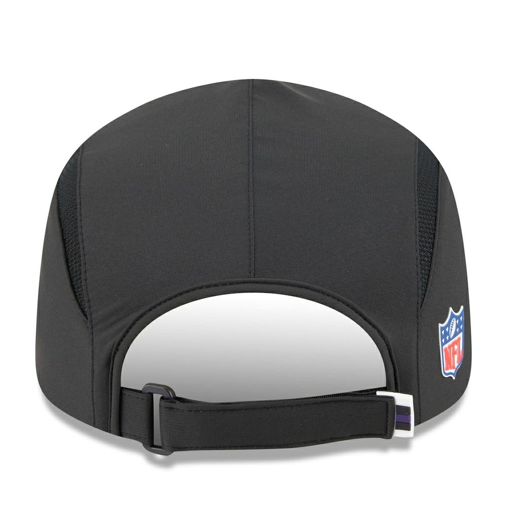 Baltimore Ravens New Era 2025 Sideline Runner Adjustable Hat - Black - NFL