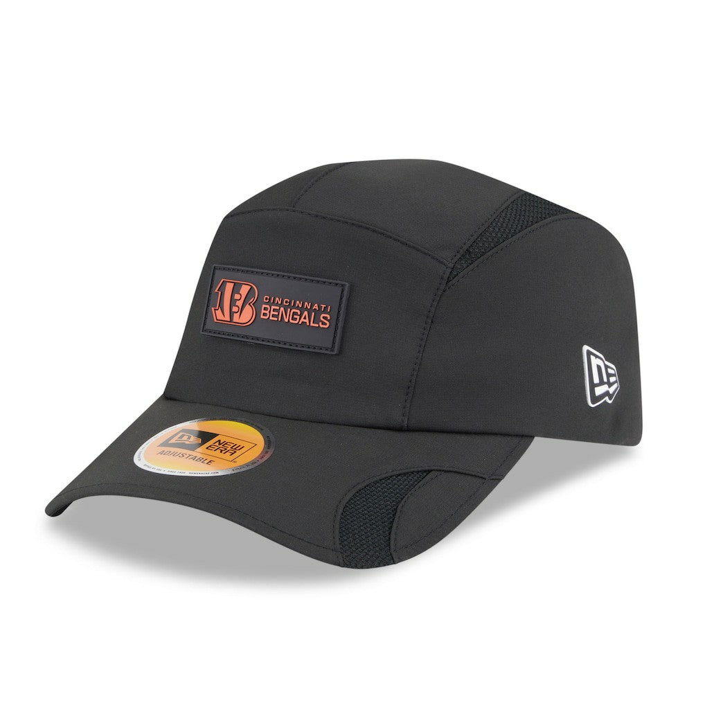 Cincinnati Bengals New Era 2025 Sideline Runner Adjustable Hat - Black - NFL