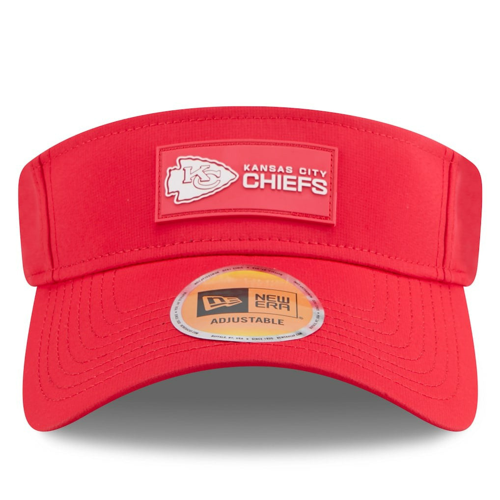 Kansas City Chiefs New Era 2025 Sideline Visor - Red - NFL