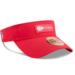 Kansas City Chiefs New Era 2025 Sideline Visor - Red - NFL
