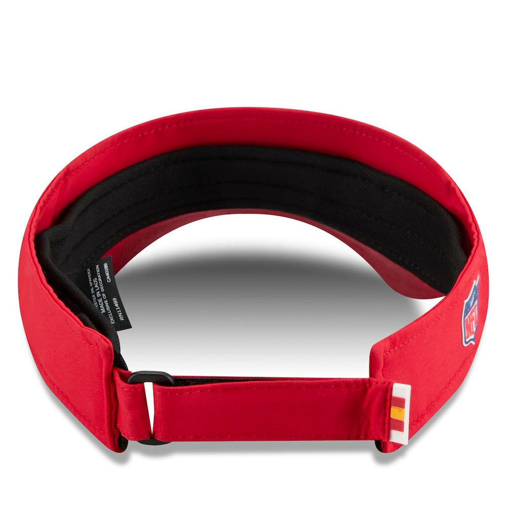 Kansas City Chiefs New Era 2025 Sideline Visor - Red - NFL