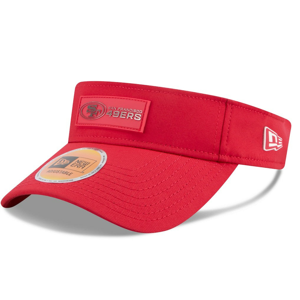 San Francisco 49ers New Era 2025 Sideline Visor - Scarlet - NFL
