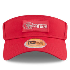 San Francisco 49ers New Era 2025 Sideline Visor - Scarlet - NFL