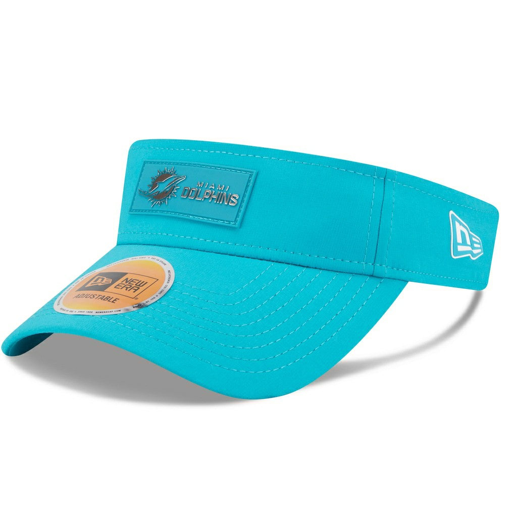 Miami Dolphins New Era 2025 Sideline Visor - Aqua - NFL