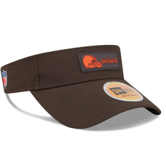 Cleveland Browns New Era 2025 Sideline Visor - Brown - NFL