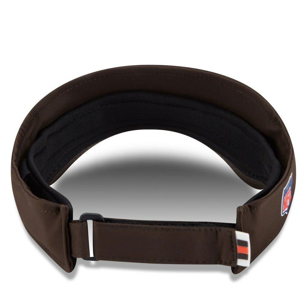 Cleveland Browns New Era 2025 Sideline Visor - Brown - NFL