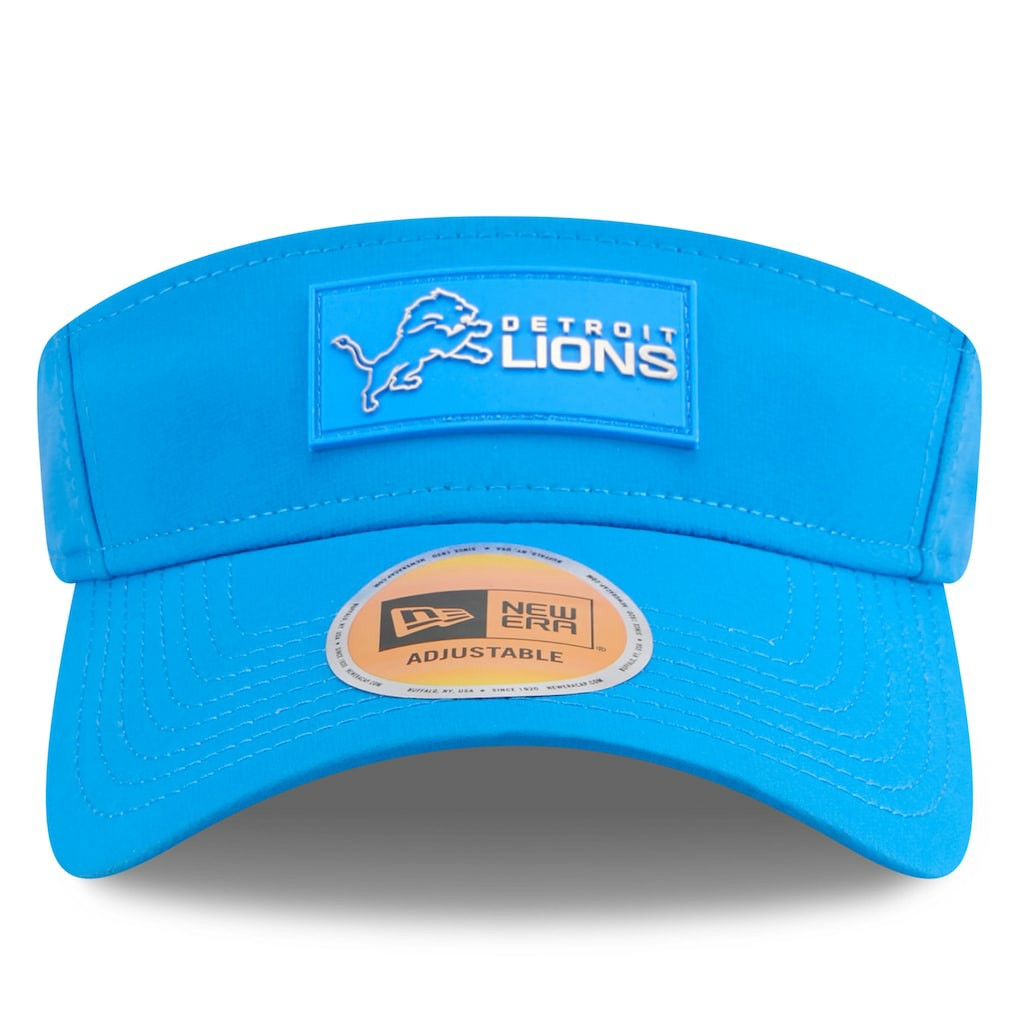 Detroit Lions New Era 2025 Sideline Visor - Blue - NFL