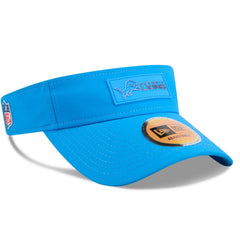 Detroit Lions New Era 2025 Sideline Visor - Blue - NFL