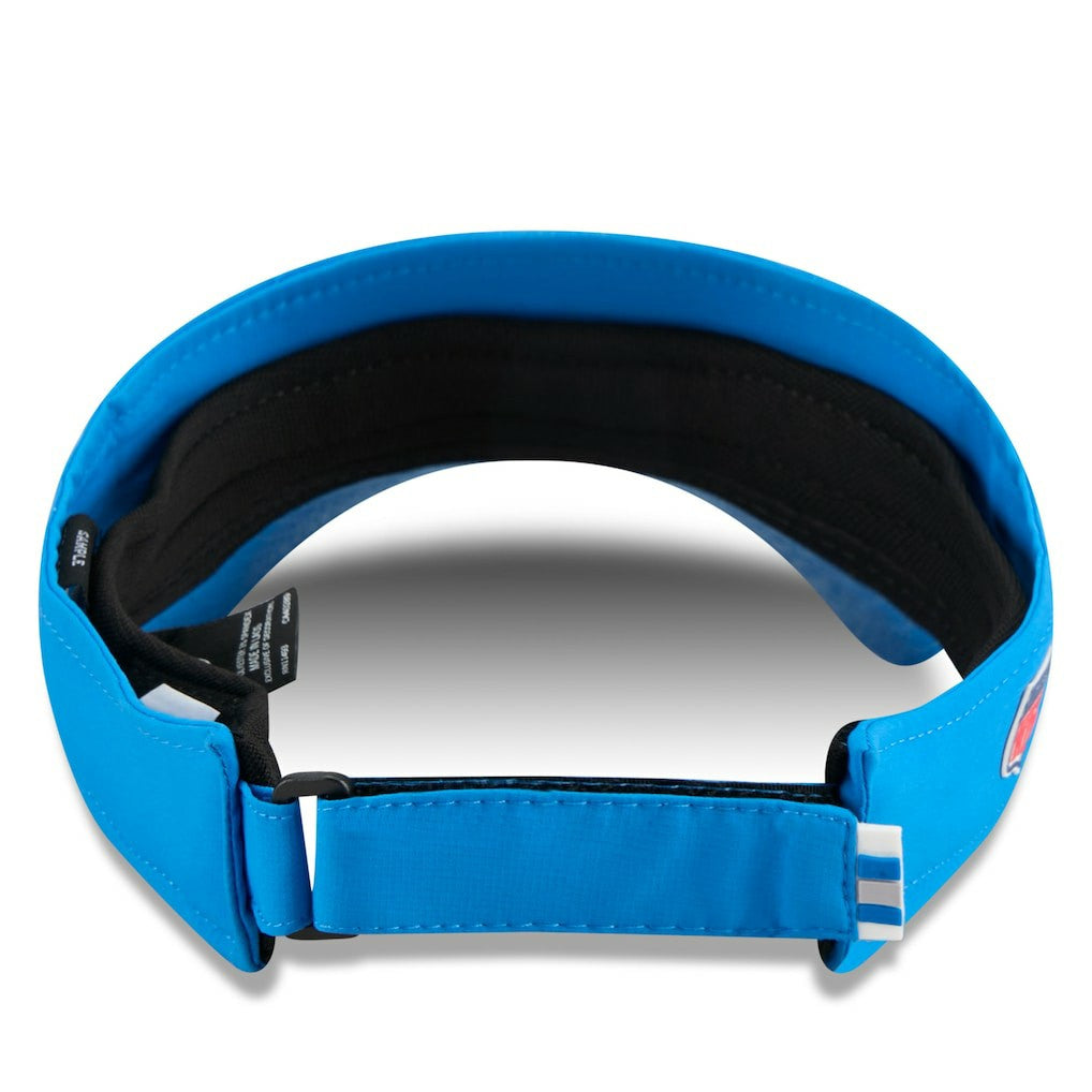 Detroit Lions New Era 2025 Sideline Visor - Blue - NFL