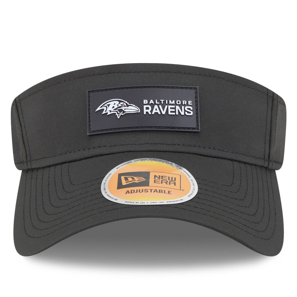 Baltimore Ravens New Era 2025 Sideline Visor - Black - NFL