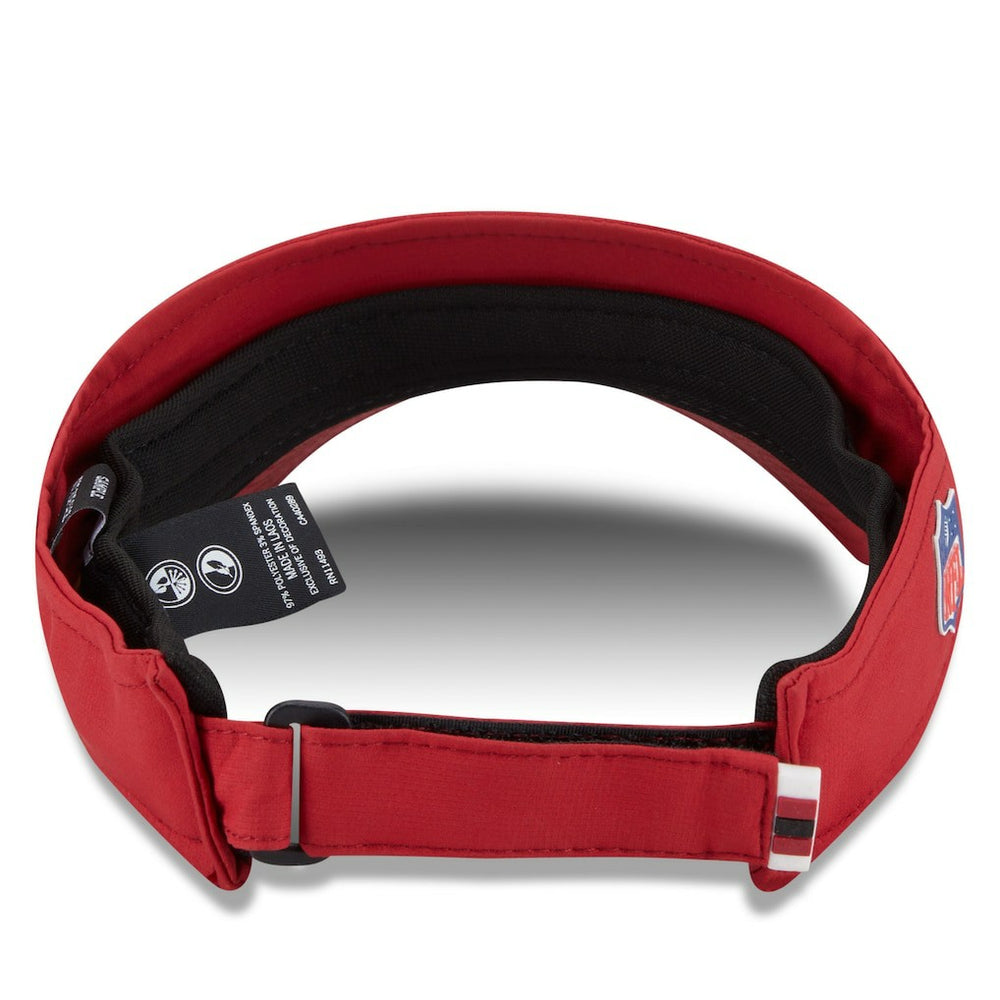 Arizona Cardinals New Era 2025 Sideline Visor - Cardinal - NFL