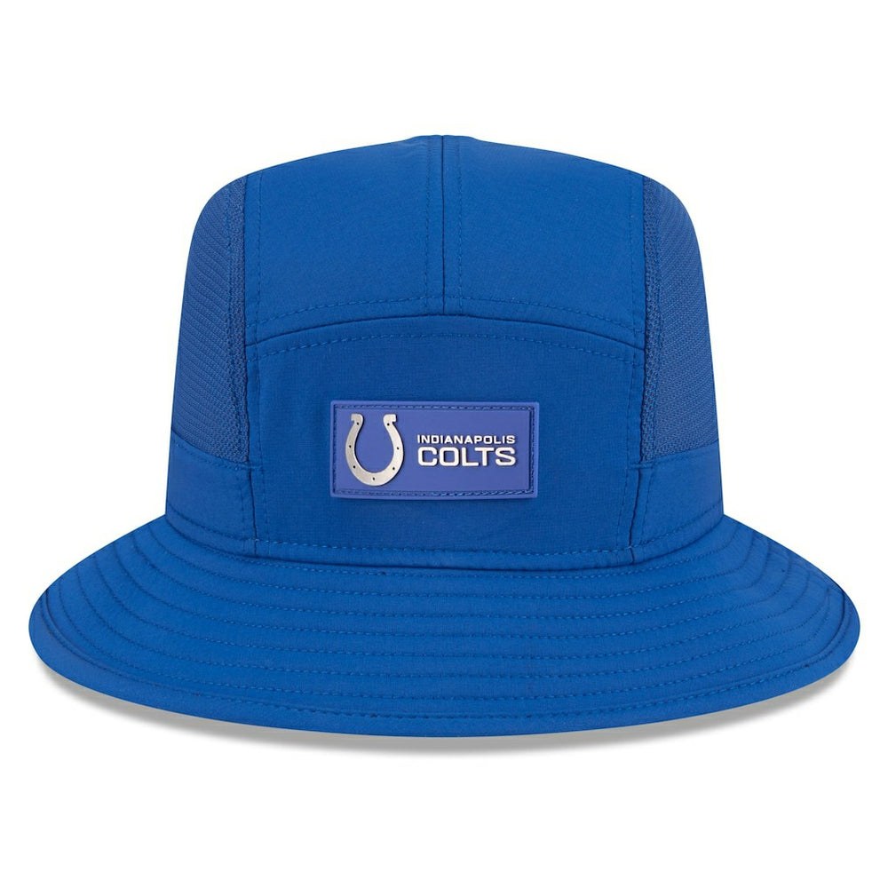 Indianapolis Colts New Era 2025 Sideline Bucket Hat - Royal - NFL