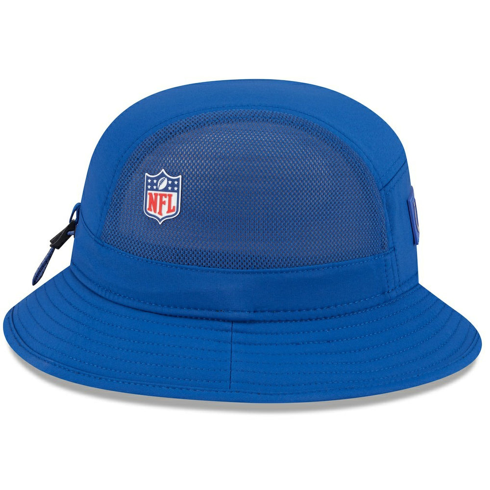 Indianapolis Colts New Era 2025 Sideline Bucket Hat - Royal - NFL