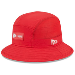 Kansas City Chiefs New Era 2025 Sideline Bucket Hat - Red - NFL